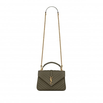 YSL COLLEGE MEDIUM IN QUILTED LEATHER 600279BRM071229 (24*17*6.5cm)